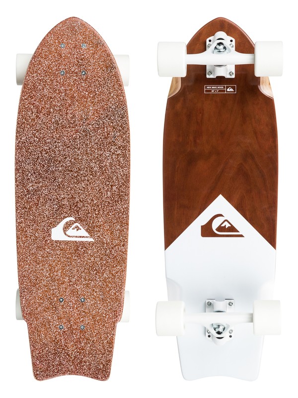 quiksilver, New Wave Wood - Cruiser Mediano, STOAT (cnk0) 0 New Wave Wood - Cruiser Mediano Marron EGLNWVWOOD Quiksilver