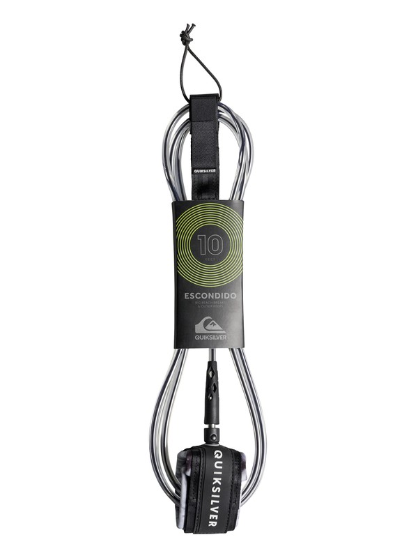 quiksilver, Escondido 10 Ft. - Cordino per tavola da surf, BLACK (kva0) 0 Escondido 10 Ft. - Cordino per tavola da surf EGLQSLHESC Quiksilver
