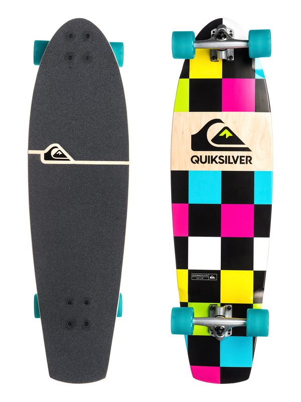 quiksilver, Cruiser Echo Beach 35.5 Ltd -Tabla de skate, SHINY BLACK (kvd0) 0 Cruiser Echo Beach 35.5 Ltd -Tabla de skate EGLQSLSECL Quiksilver