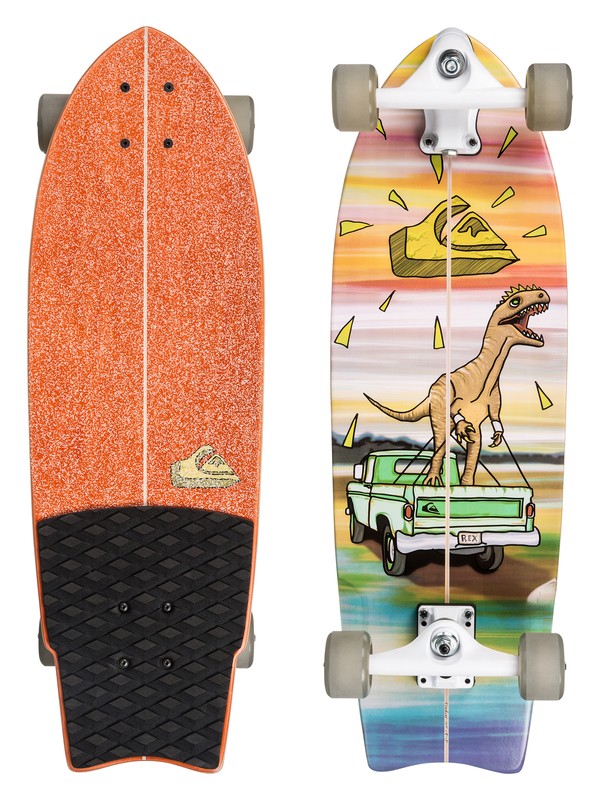 quiksilver, Trucker Rex - Surf skateboard, TANGERINE TANGO (nza0) 0 Trucker Rex - Surf skateboard EGLSSTTREX Quiksilver