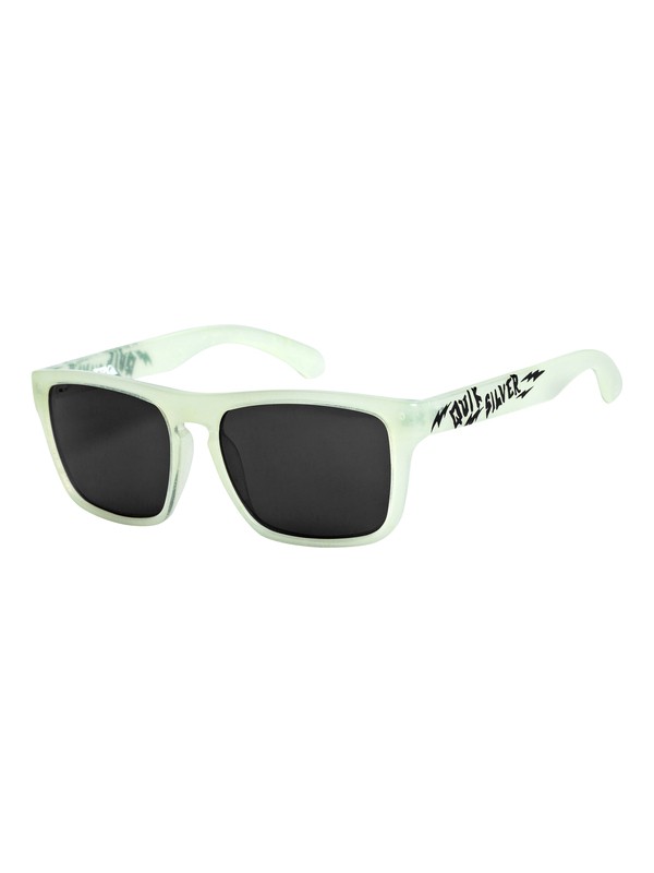 quiksilver, Small Fry - Sunglasses, SHINY CRYSTAL YELLOW GLOW-PRIN (xyyk) 0 Small Fry - Sunglasses Yellow EKS4077 Quiksilver