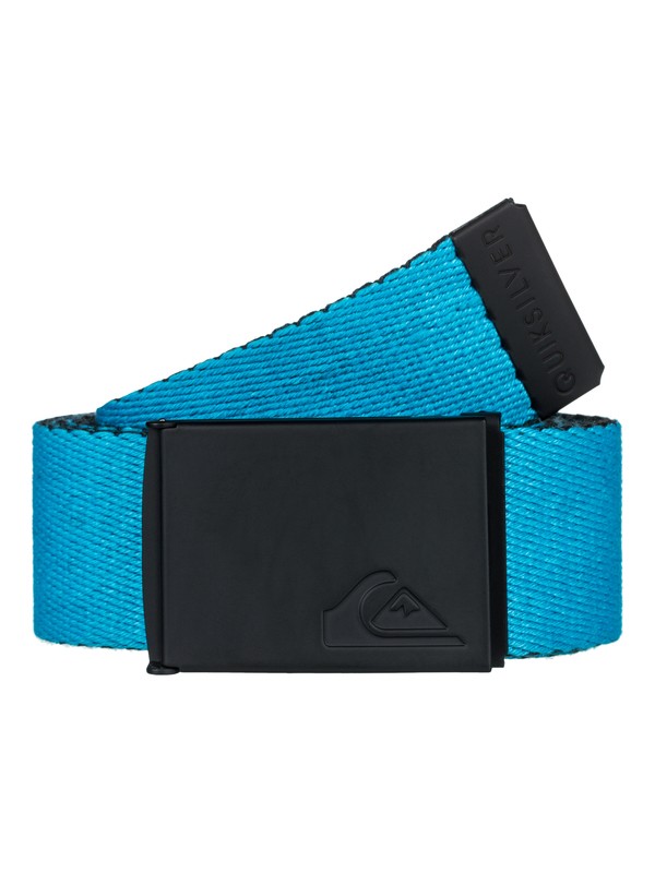 quiksilver, Boy's 8-16 The Jam Reversible Webbing Belt, RIVIERA (blc0) 0 Boy's 8-16 The Jam Reversible Webbing Belt Blue EQBAA03044 Quiksilver