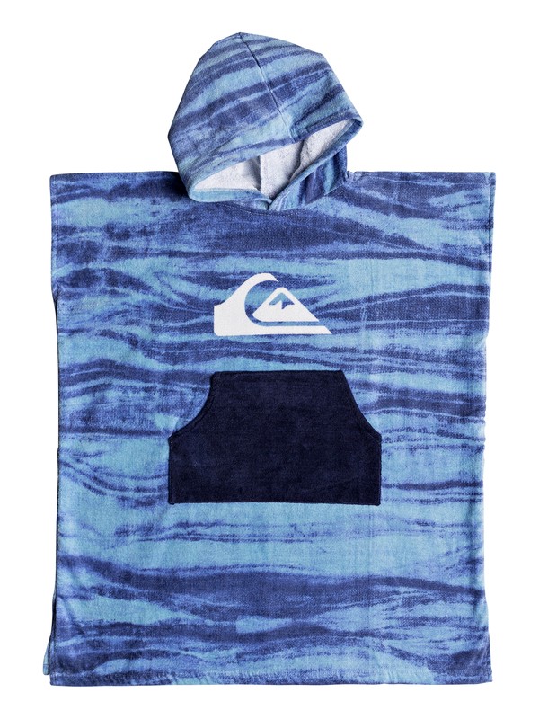 quiksilver, Boy's 8-16 Hoody Surf Poncho, SKY BLUE (bgc0) 0 Boy's 8-16 Hoody Surf Poncho Blue EQBAA03060 Quiksilver