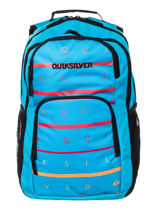 quiksilver, Subsonic Backpack, STACKS ON CYAN (bmj3) 0 Subsonic Backpack EQBBP00004 Quiksilver