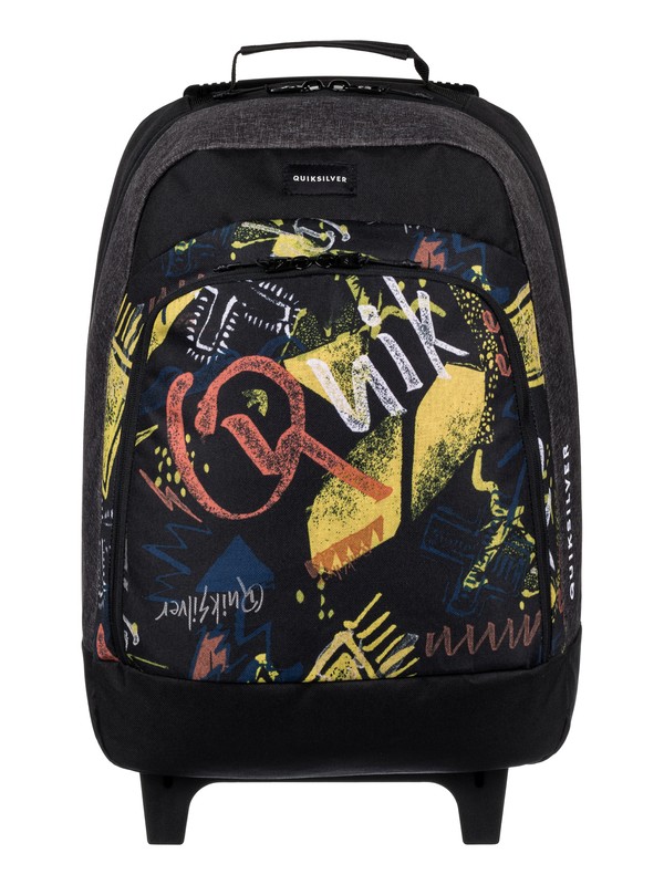 quiksilver, Wheelie Chompine 12L - Wheelie Small Backpack, BLACK THUNDERBOLTS (kvj7) 0 Wheelie Chompine 12L - Wheelie Small Backpack Black EQBBP03033 Quiksilver