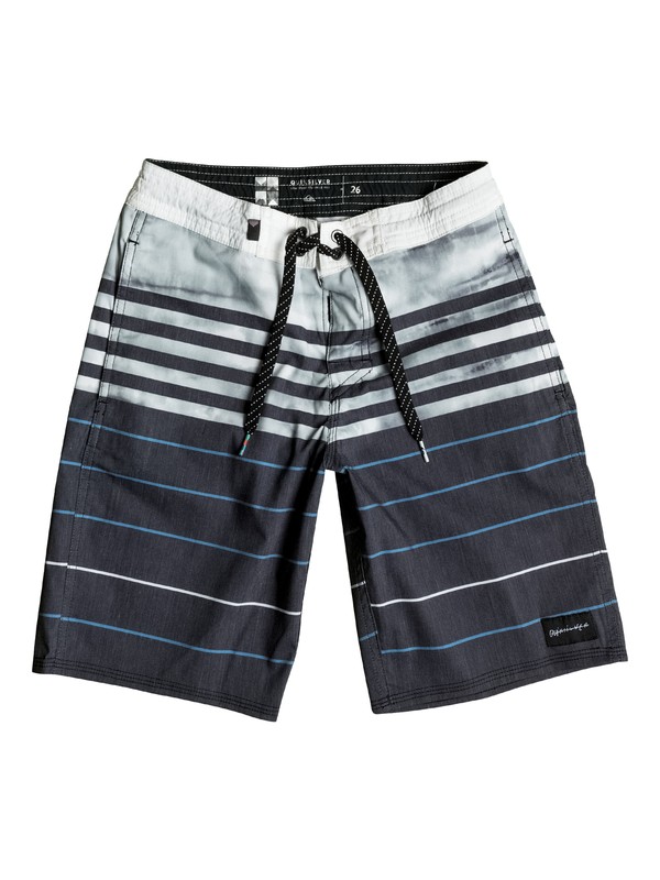 quiksilver, Boy's 8-16 Swell Vision Dye Vee 18" Boardshorts, SWELL VISION BLACK (kvj6) 0 Boy's 8-16 Swell Vision Dye Vee 18" Boardshorts EQBBS03093 Quiksilver