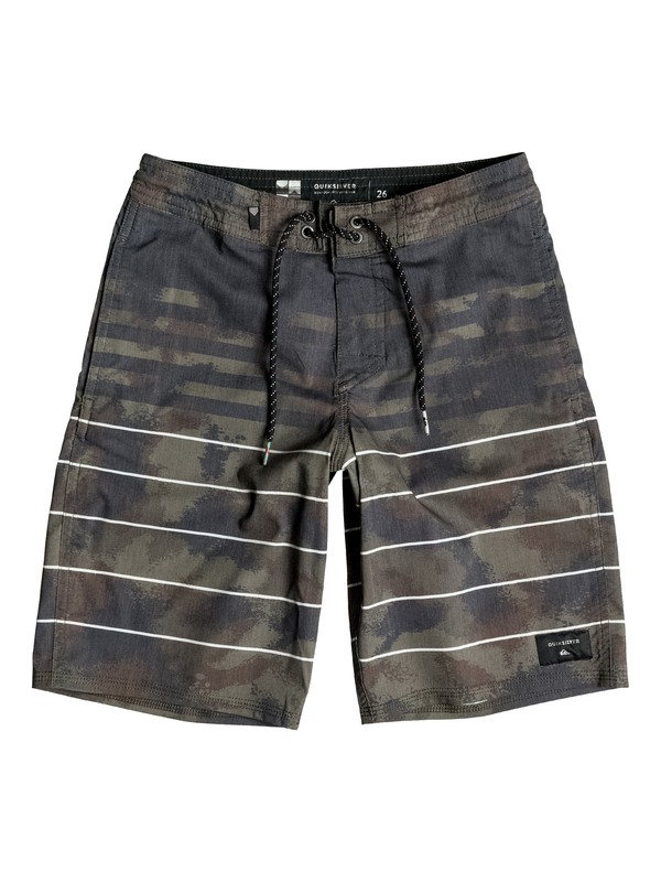 quiksilver, Boy's 8-16 Swell Vision 18" Boardshorts, SWELL VISION FOREST NIGHT (csn6) 0 Boy's 8-16 Swell Vision 18" Boardshorts EQBBS03102 Quiksilver