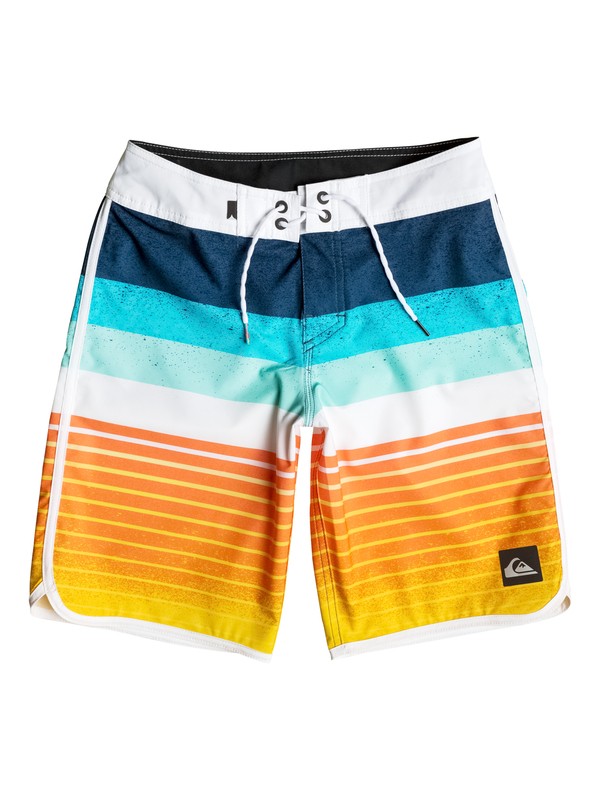 quiksilver, Boy's 8-16 Caliber Scallop 18" Boardshorts, CALIBER NAVY BLAZER (byj6) 0 Boy's 8-16 Caliber Scallop 18" Boardshorts EQBBS03103 Quiksilver