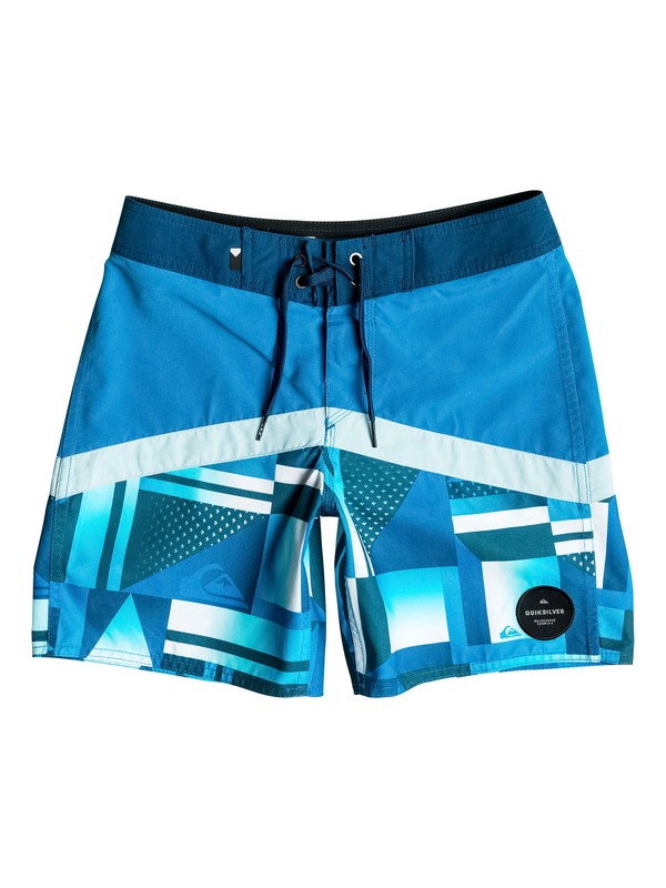 quiksilver, Check Crypt Vee 15" - Boardshort, ESTATE BLUE (bsw6) 0 Check Crypt Vee 15" - Boardshort EQBBS03135 Quiksilver