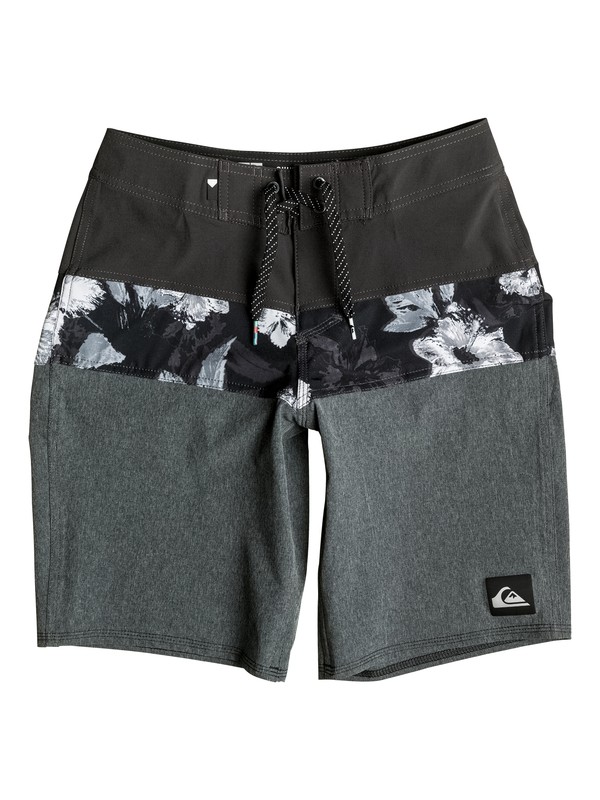quiksilver, Boy's 8-16 Panel Blocked Vee 18" Boardshorts, TARMAC (kta6) 0 Boy's 8-16 Panel Blocked Vee 18" Boardshorts EQBBS03144 Quiksilver