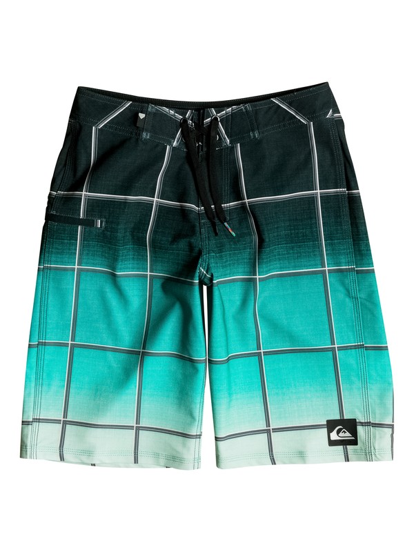 quiksilver, Boy's 8-16 Everyday Electric Vee 19" Boardshorts, FOUR LEAF (gph6) 0 Boy's 8-16 Everyday Electric Vee 19" Boardshorts EQBBS03146 Quiksilver
