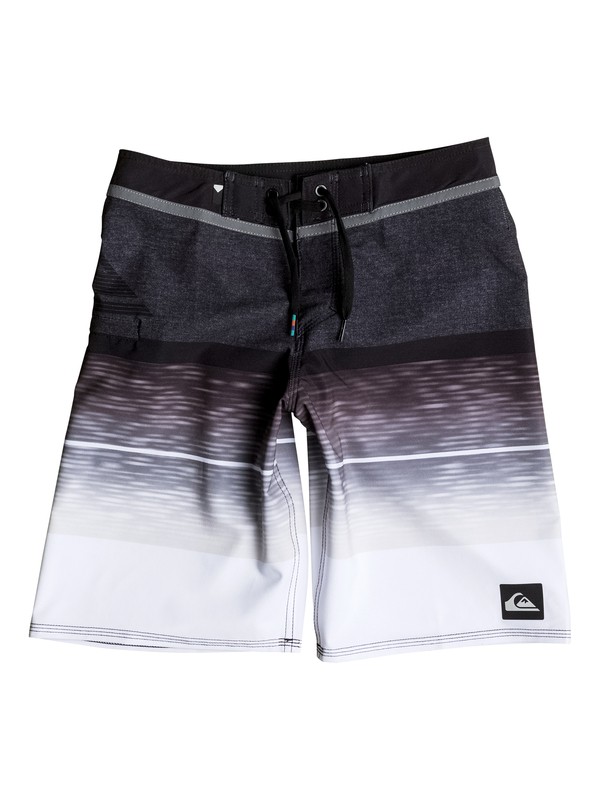 quiksilver, Boy's 8-16 Slab Logo Vee 18" Boardshorts, BLACK (kvj6) 0 Boy's 8-16 Slab Logo Vee 18" Boardshorts EQBBS03152 Quiksilver