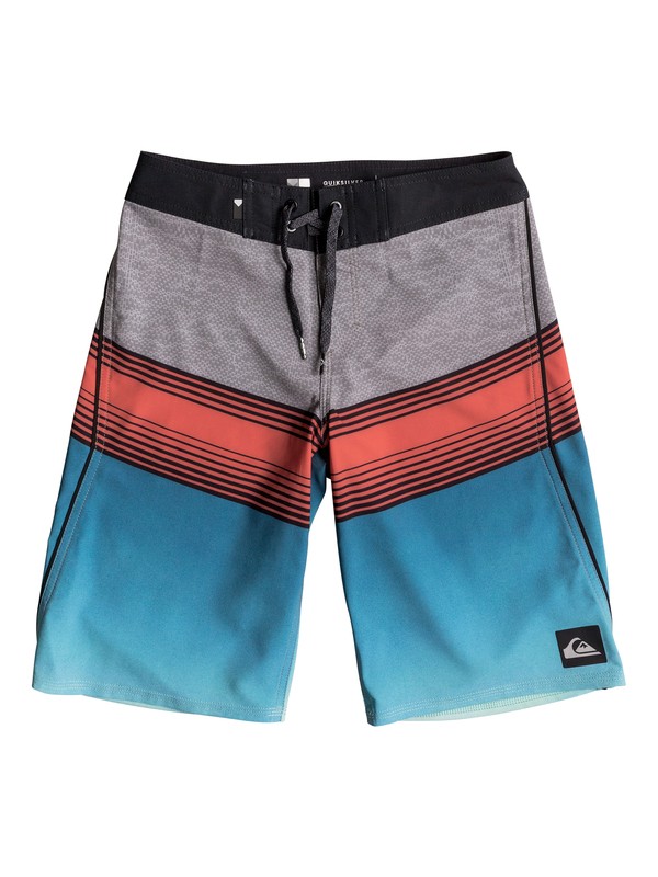 quiksilver, Boy's 8-16 Division Fade 19" Boardshorts, BLUE LIGHT (bek6) 0 Boy's 8-16 Division Fade 19" Boardshorts EQBBS03180 Quiksilver