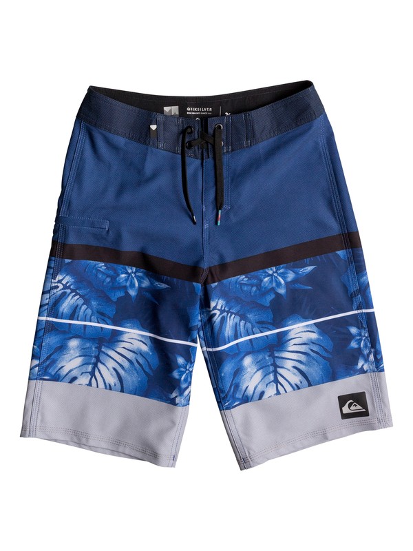 quiksilver, Boy's 8-16 Slab Vee 19" Boardshorts, TURKISH SEA (bqs6) 0 Boy's 8-16 Slab Vee 19" Boardshorts EQBBS03181 Quiksilver