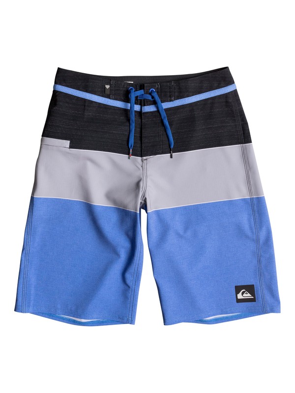 quiksilver, EVERYDAY BLOCKED VEE YOUTH 19, TURKISH SEA (bqs6) 0 EVERYDAY BLOCKED VEE YOUTH 19 EQBBS03196 Quiksilver