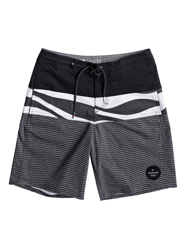 quiksilver, HEATWAVE BLOCKED BEACHSHORT Y, BLACK (kvj6) 0 HEATWAVE BLOCKED BEACHSHORT Y EQBBS03210 Quiksilver