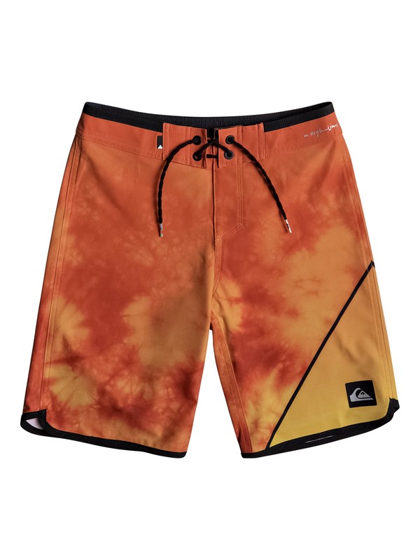 quiksilver, Boy's 8-16 New Wave 18" Boardshorts, CHERRY TOMATO (nnj6) 0 Boy's 8-16 New Wave 18" Boardshorts Orange EQBBS03215 Quiksilver