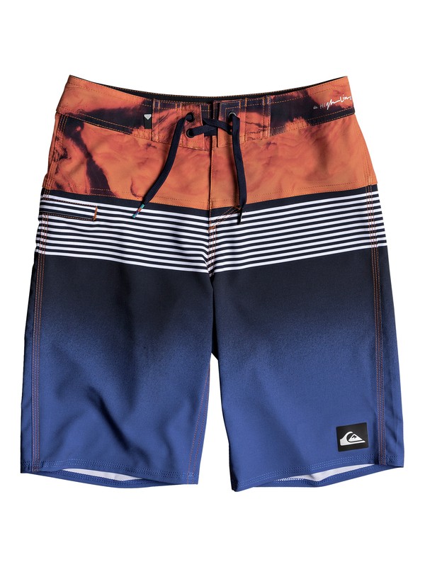 quiksilver, Boy's 8-16 Highline Lava Division 19" Boardshorts, NAVY BLAZER (byj6) 0 Boy's 8-16 Highline Lava Division 19" Boardshorts Blue EQBBS03232 Quiksilver