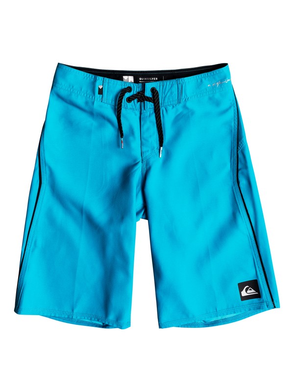 quiksilver, Boy's 8-16 Highline Kaimana 19" Boardshorts, ATOMIC BLUE (bmm0) 0 Boy's 8-16 Highline Kaimana 19" Boardshorts Blue EQBBS03242 Quiksilver