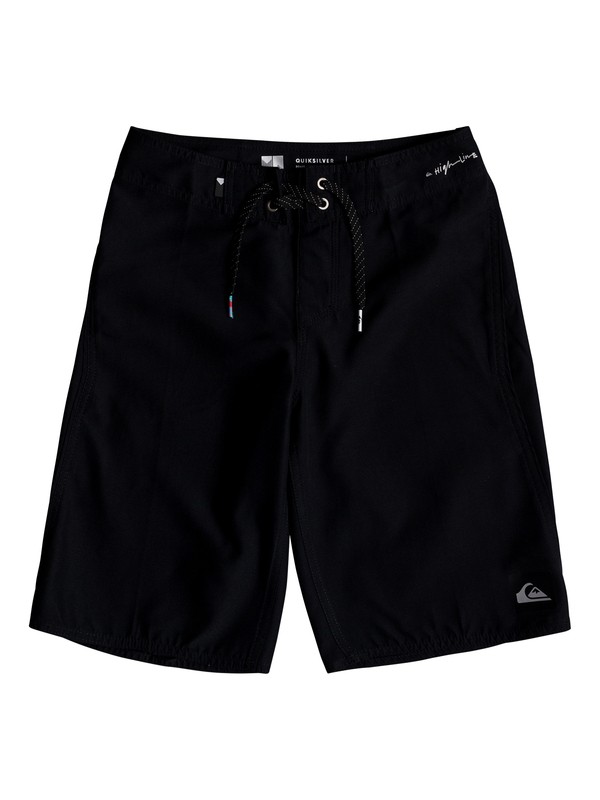 quiksilver, Boy's 8-16 Highline Kaimana 19" Boardshorts, BLACK (kvj0) 0 Boy's 8-16 Highline Kaimana 19" Boardshorts Black EQBBS03242 Quiksilver
