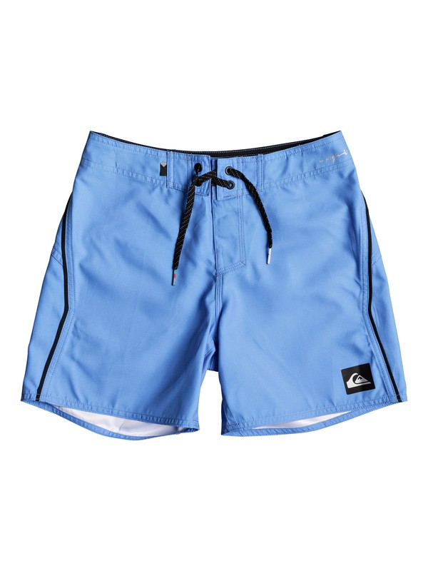 quiksilver, Highline Kaimana 14" - Board Shorts for Boys 8-16, ATOMIC BLUE (bmm0) 0 Highline Kaimana 14" - Board Shorts for Boys 8-16 Blue EQBBS03243 Quiksilver