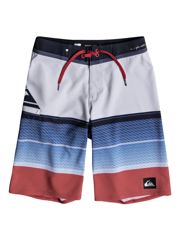 quiksilver, Boy's 8-16 Highline Slab 19" Boardshorts, WHITE (wbb6) 0 Boy's 8-16 Highline Slab 19" Boardshorts White EQBBS03244 Quiksilver