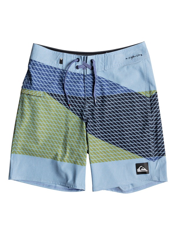 quiksilver, Highline Slash 16" - Board Shorts for Boys 8-16, DUSK BLUE (bhc6) 0 Highline Slash 16" - Board Shorts for Boys 8-16 Blue EQBBS03256 Quiksilver