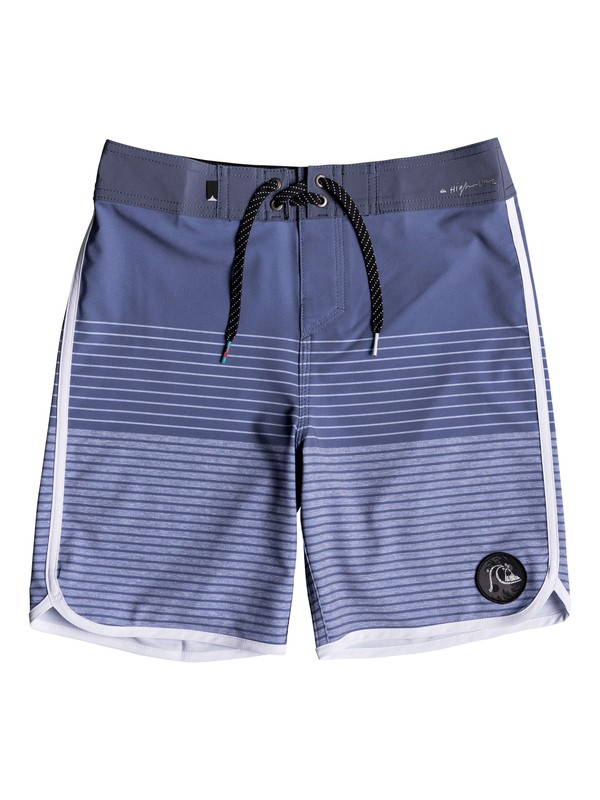 quiksilver, Boy's 8-16 Highline Tijuana Scallop 17" Boardshorts, BIJOU BLUE (bng0) 0 Boy's 8-16 Highline Tijuana Scallop 17" Boardshorts Blue EQBBS03301 Quiksilver