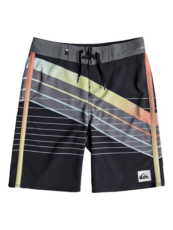 quiksilver, Boy's 8-16 Highline Core Slash 18" Boardshorts, BLACK (kvj6) 0 Boy's 8-16 Highline Core Slash 18" Boardshorts Black EQBBS03309 Quiksilver