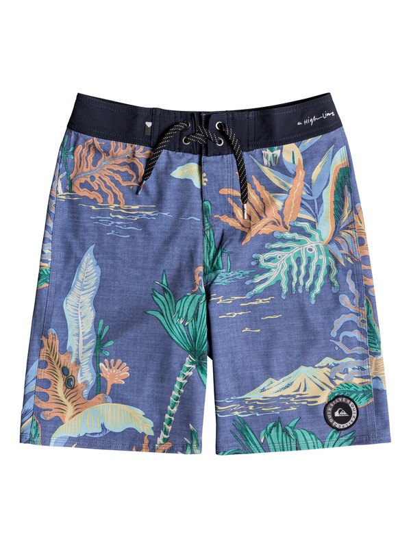 quiksilver, Boy's 8-16 Highline Variable 18" Boardshorts, BIJOU BLUE (bng6) 0 Boy's 8-16 Highline Variable 18" Boardshorts Blue EQBBS03315 Quiksilver