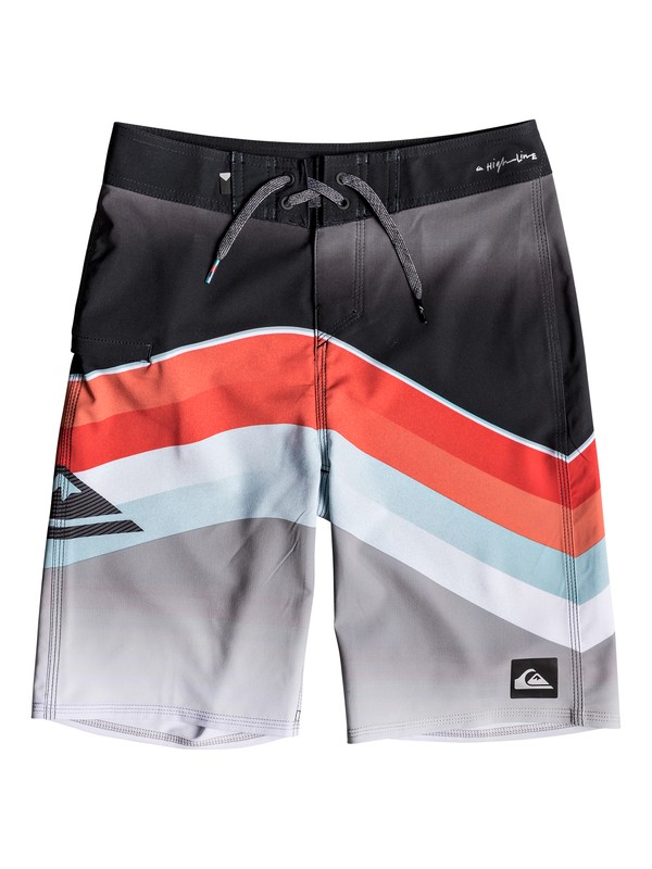 quiksilver, Boy's 8-16 Highline Slab 19" Boardshorts, FLAME (rpz6) 0 Boy's 8-16 Highline Slab 19" Boardshorts Red EQBBS03316 Quiksilver