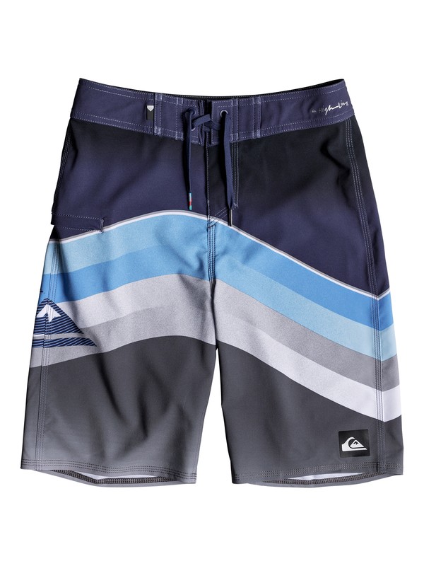 quiksilver, Boy's 8-16 Highline Slab 19" Boardshorts, MEDIEVAL BLUE (bte6) 0 Boy's 8-16 Highline Slab 19" Boardshorts Blue EQBBS03316 Quiksilver