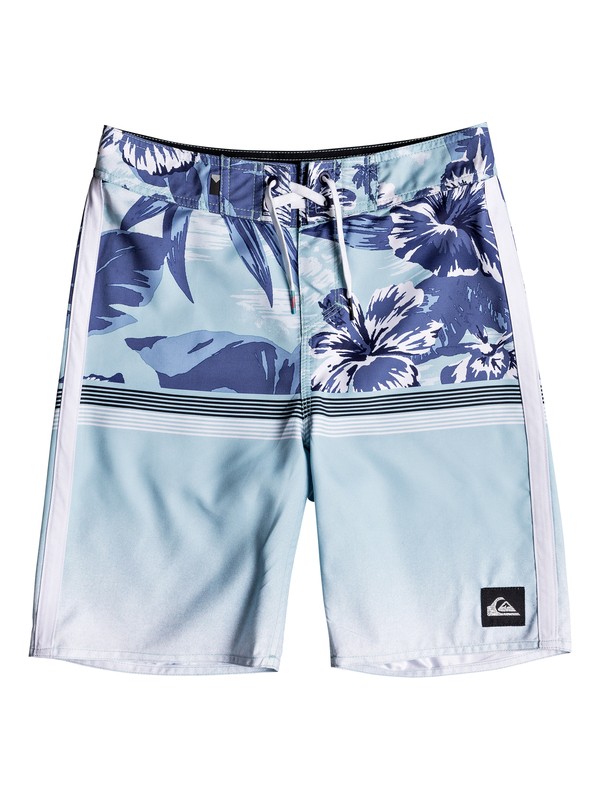 quiksilver, Boy's 8-16 Divide 18" Boardshorts, MEDIEVAL BLUE (bte6) 0 Boy's 8-16 Divide 18" Boardshorts Blue EQBBS03322 Quiksilver