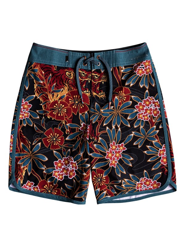 quiksilver, Boy's 8-16 Highline Silent Fury 17" - Boardshorts, TAPESTRY (bph6) 0 Boy's 8-16 Highline Silent Fury 17" - Boardshorts Blue EQBBS03331 Quiksilver