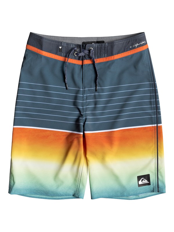 quiksilver, Boy's 8-16 Highline Slab 18" Boardshorts, EBONY (ksd6) 0 Boy's 8-16 Highline Slab 18" Boardshorts Black EQBBS03344 Quiksilver