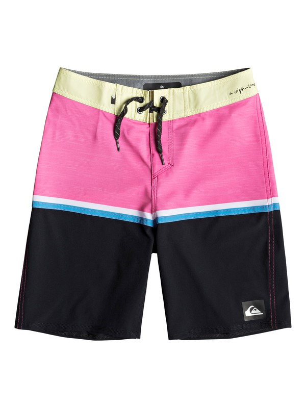 quiksilver, Boy's 8-16 Highline Division 18" Boardshorts, YELLOW IRIS (yzj6) 0 Boy's 8-16 Highline Division 18" Boardshorts Yellow EQBBS03348 Quiksilver