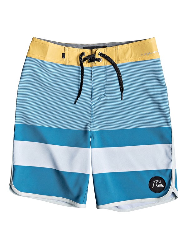 quiksilver, Boy's 8-16 Highline Tijuana 17" Boardshorts, SOUTHERN OCEAN (bpb0) 0 Boy's 8-16 Highline Tijuana 17" Boardshorts Blue EQBBS03349 Quiksilver