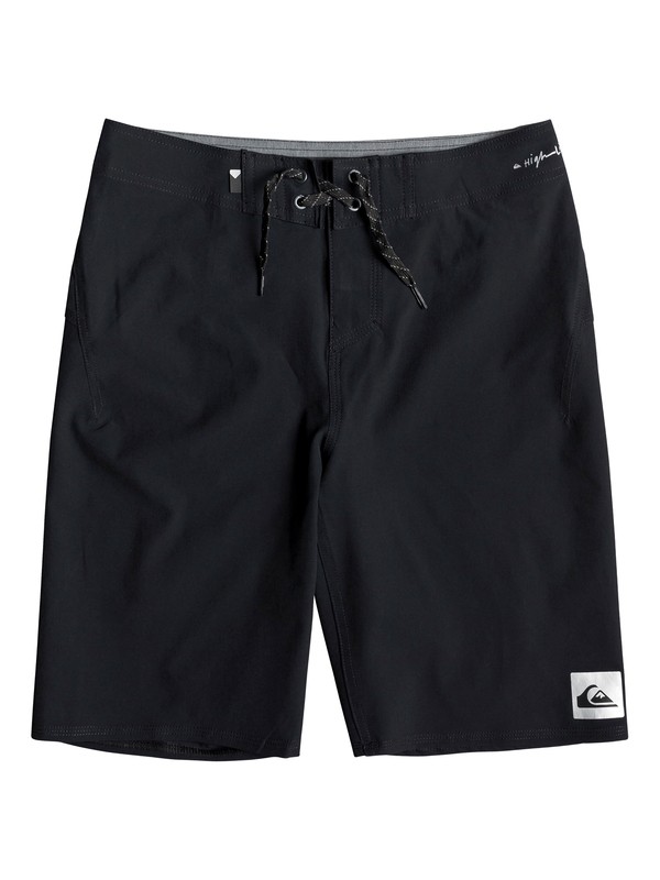 quiksilver, Boy's 8-16 Highline Kaimana 19" Boardshorts, BLACK (kvj0) 0 Boy's 8-16 Highline Kaimana 19" Boardshorts Black EQBBS03358 Quiksilver