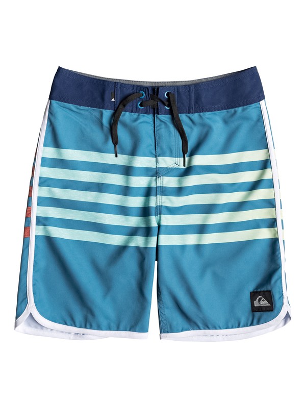 quiksilver, Boy's 8-16 Everyday Grass Roots 17" Boardshorts, SOUTHERN OCEAN (bpb6) 0 Boy's 8-16 Everyday Grass Roots 17" Boardshorts Blue EQBBS03361 Quiksilver