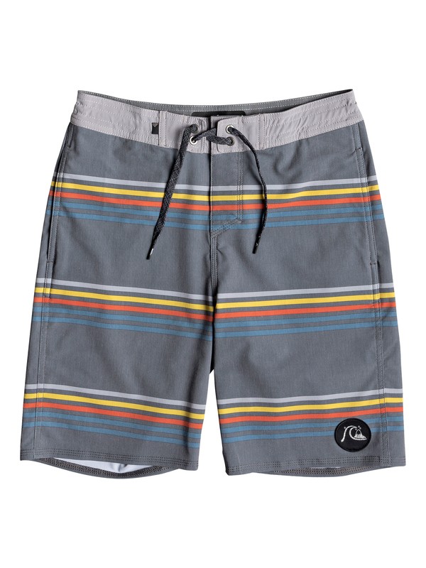 quiksilver, Boy's 8-16 Secret Ingredient 18" Beachshorts, EBONY (ksd6) 0 Boy's 8-16 Secret Ingredient 18" Beachshorts Black EQBBS03367 Quiksilver