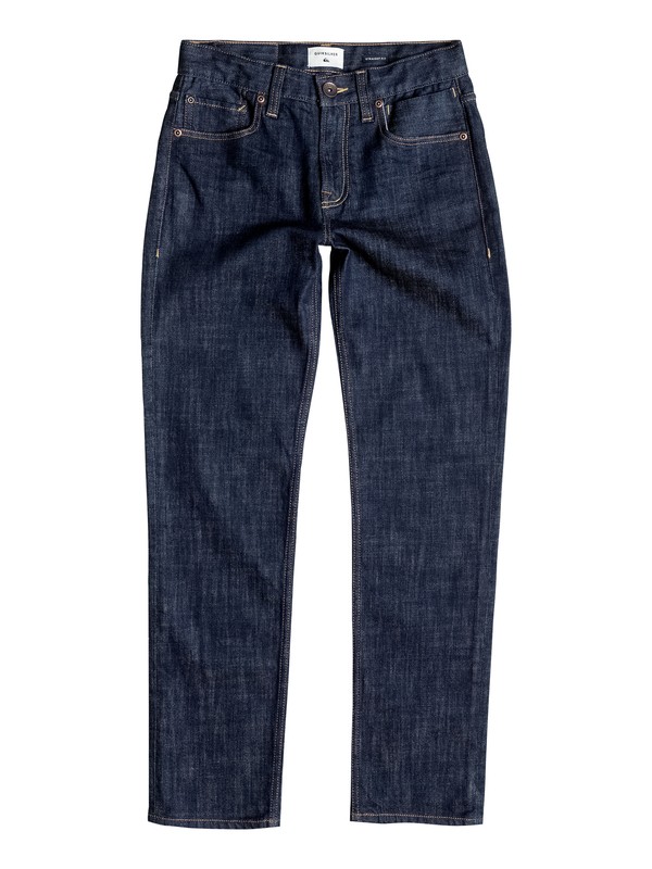 quiksilver, Revolver Rinse - Jean coupe droite, RINSE (bsnw) 0 Revolver Rinse - Jean coupe droite Bleu EQBDP03091 Quiksilver