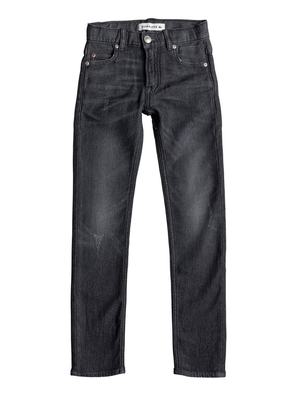 quiksilver, Distorsion Grey Damaged - Slim Fit Jeans, GREY DAMAGED (sjew) 0 Distorsion Grey Damaged - Slim Fit Jeans EQBDP03097 Quiksilver