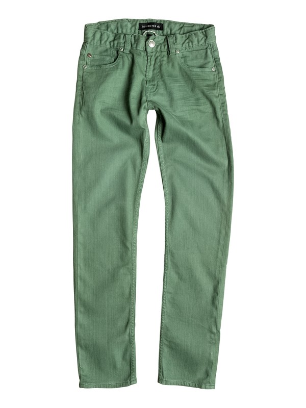 quiksilver, Distorsion Colors - Jeans vestibilità slim, DARK IVY (gnd0) 0 Distorsion Colors - Jeans vestibilità slim Green EQBDP03098 Quiksilver