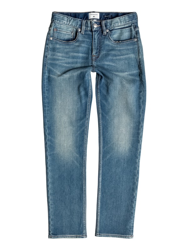 quiksilver, Revolver Stormy Blue - Jeans vestibilità straight, STORMY BLUE (bqkw) 0 Revolver Stormy Blue - Jeans vestibilità straight EQBDP03100 Quiksilver