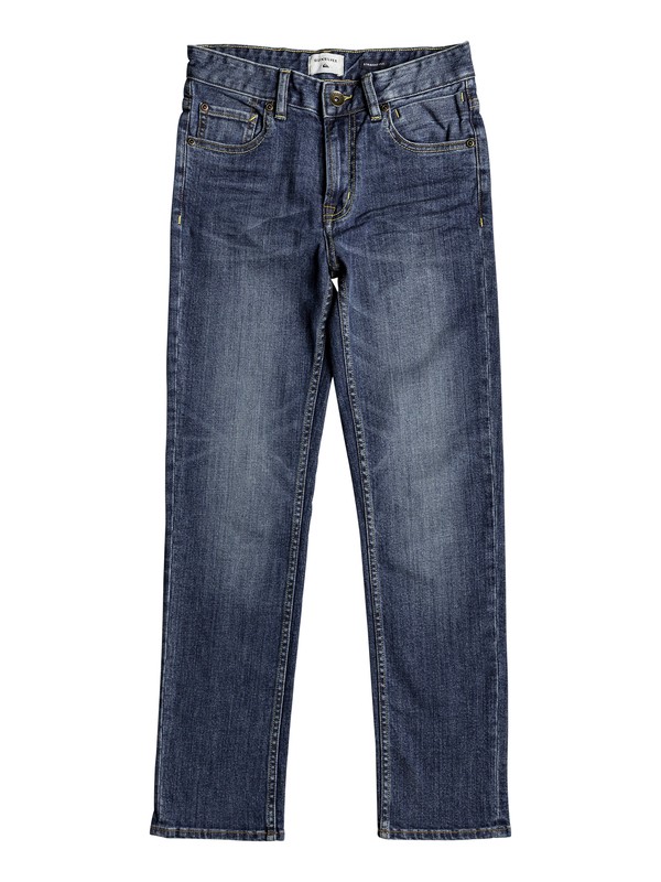 quiksilver, Revolver Sky - Jeans Vestibilità Straight da Ragazzo 8-16, MIDDLE SKY (bsww) 0 Revolver Sky - Jeans Vestibilità Straight da Ragazzo 8-16 Blue EQBDP03135 Quiksilver