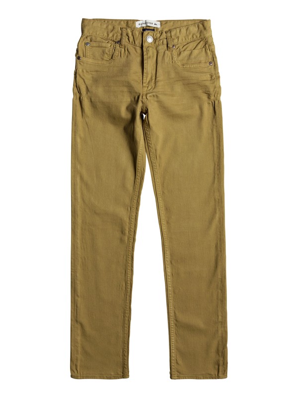 quiksilver, Distorsion Colors - Slim Fit Jeans, BONE BROWN (cmt0) 0 Distorsion Colors - Slim Fit Jeans Brown EQBDP03137 Quiksilver