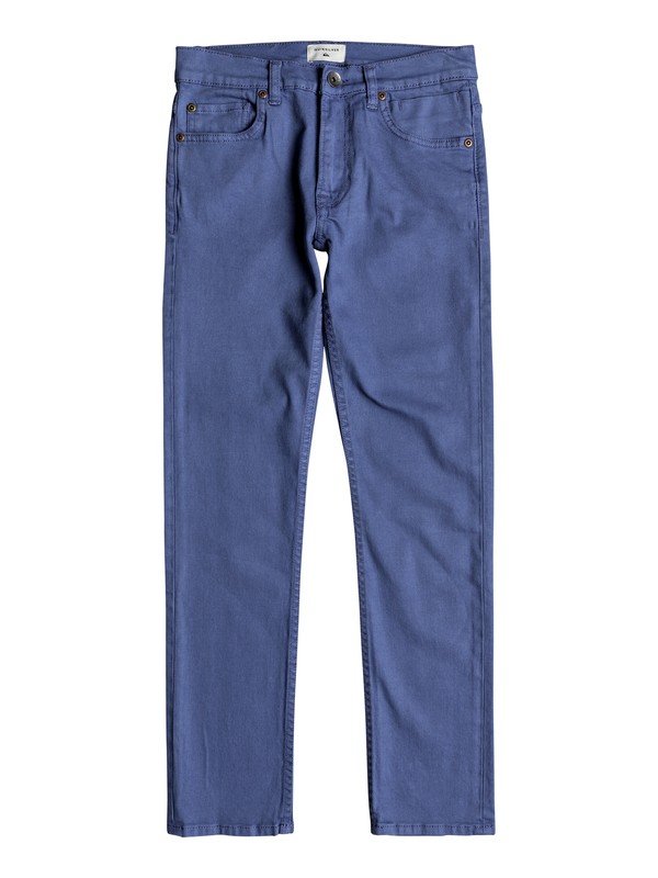 quiksilver, Distorsion Colors Slim Fit Jeans, BIJOU BLUE (bng0) 0 Distorsion Colors Slim Fit Jeans Blue EQBDP03149 Quiksilver