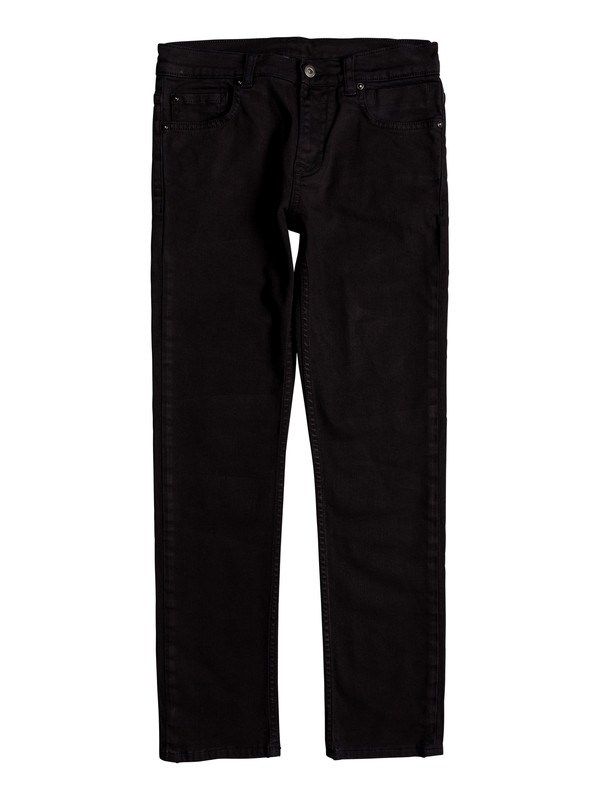 quiksilver, Boy's 8-16 Distorsion Colors Slim Fit Jeans, TARMAC (kta0) 0 Boy's 8-16 Distorsion Colors Slim Fit Jeans Black EQBDP03149 Quiksilver