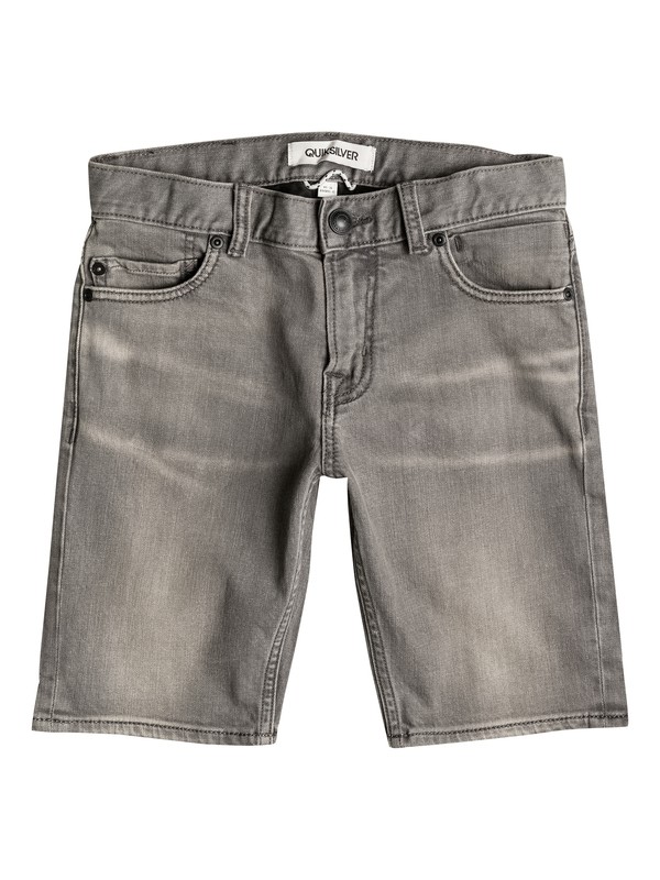 quiksilver, Distorsion Light Grey - Denim Shorts, LIGHT GREY (sjpw) 0 Distorsion Light Grey - Denim Shorts EQBDS03024 Quiksilver