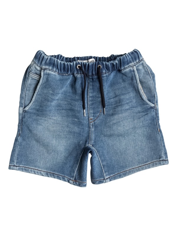 quiksilver, Fonic Denim Fleece - Denim-Shorts, WORN WASH (bnqw) 0 Fonic Denim Fleece - Denim-Shorts EQBDS03027 Quiksilver